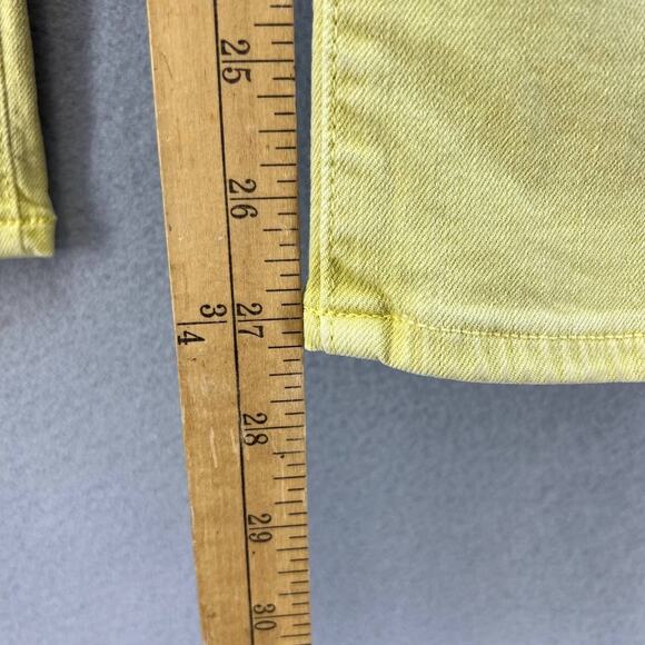 AG Denim Women's Jeans The Stevie Ankle Slim Straight Ankle Yellow Size 26R - Picture 5 of 16